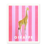 Giraffe Striped Art Print
