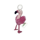 Flamingo Plush Keyring, 13cm
