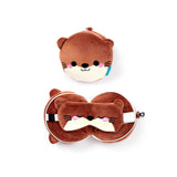 Otter Travel Pillow & Eye Mask