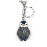 Penguin Chick Diamante Keyring