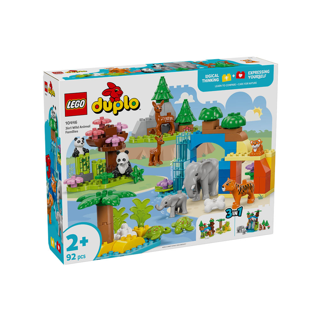 Lego Duplo 3in1 Wild Animal Families ZSL Shop - Main Image