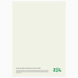 London Zoo Map Cover ZSL Heritage Print