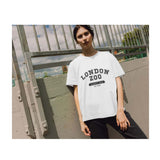 Adult's White London Zoo Varsity T-Shirt