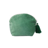 Leopard & Foliage Embroidered Cosmetic Bag