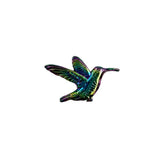 Iridescent Hummingbird Pin Badge