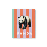 Panda Striped Print Notebook