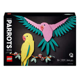 Lego Macaw Parrots Building Set Wall Art