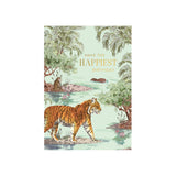 Tiger Jungle Scene Birthday Card