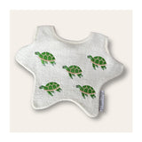Embroidered Turtle Bib