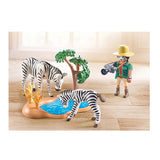 Playmobil Wiltopia Photographer With Zebras Playset
