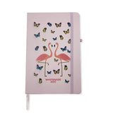 Whipsnade Zoo Flamingo & Butterflies Notebook, A5