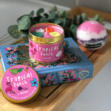 Flamingo Tropical Candle