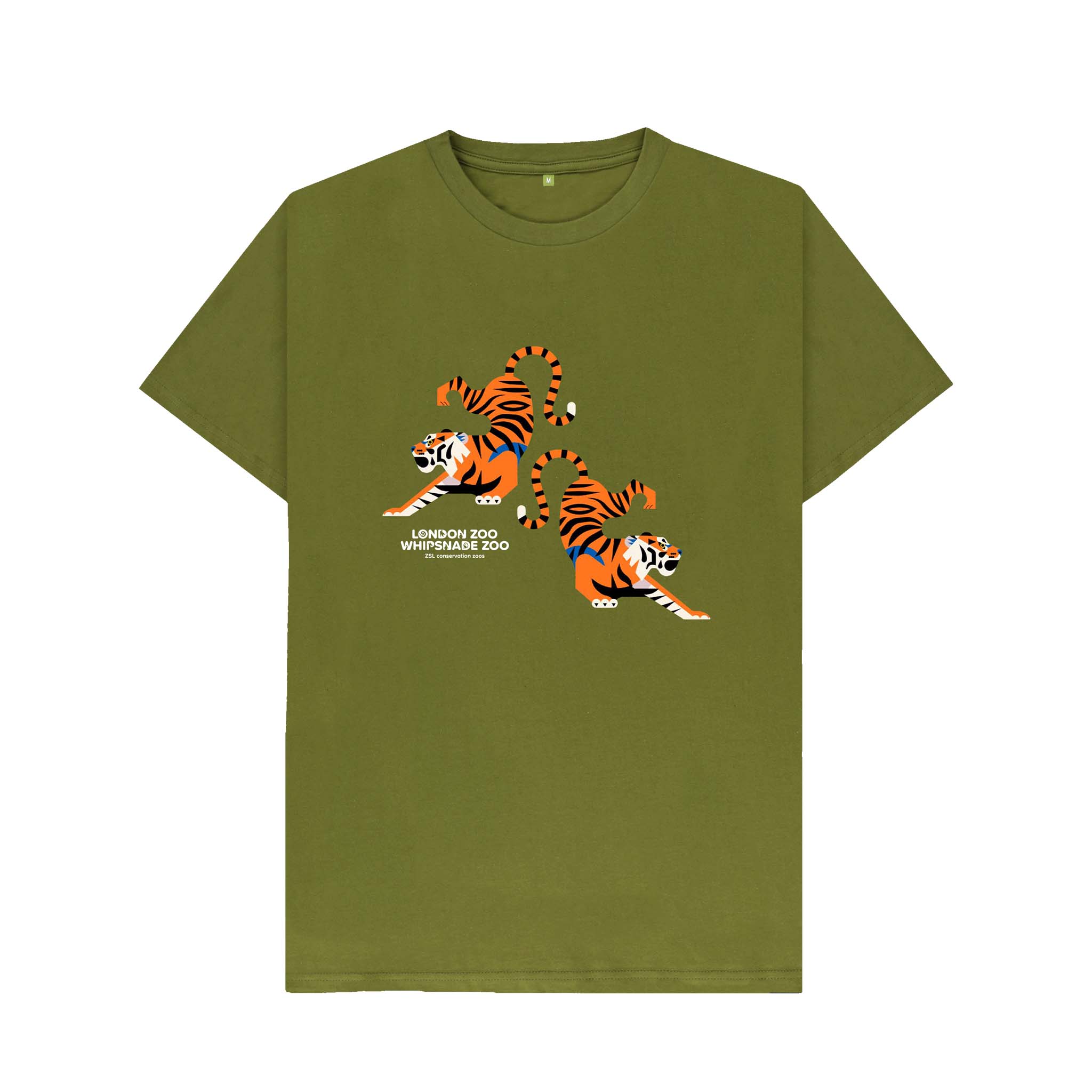 The New Originals Catna T-shirt met logo- en backprint • Grijs • de The New Originals Catna T-shirt met logo- en backprint • Grijs • de