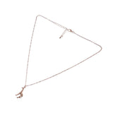 Giraffe Necklace, Gold Plated
