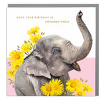 Elephant Birthday Card