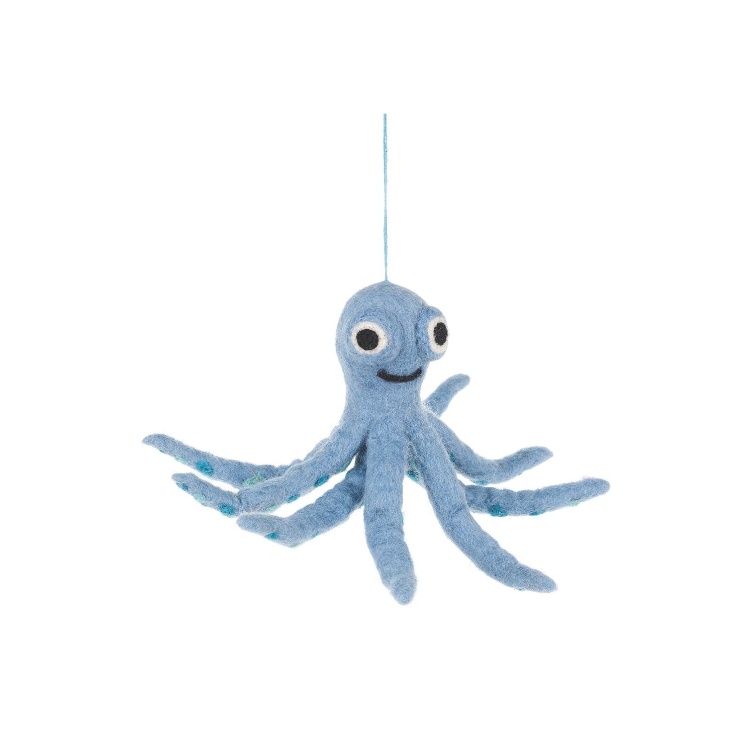 Biodegradable Felt Octopus Christmas Decoration