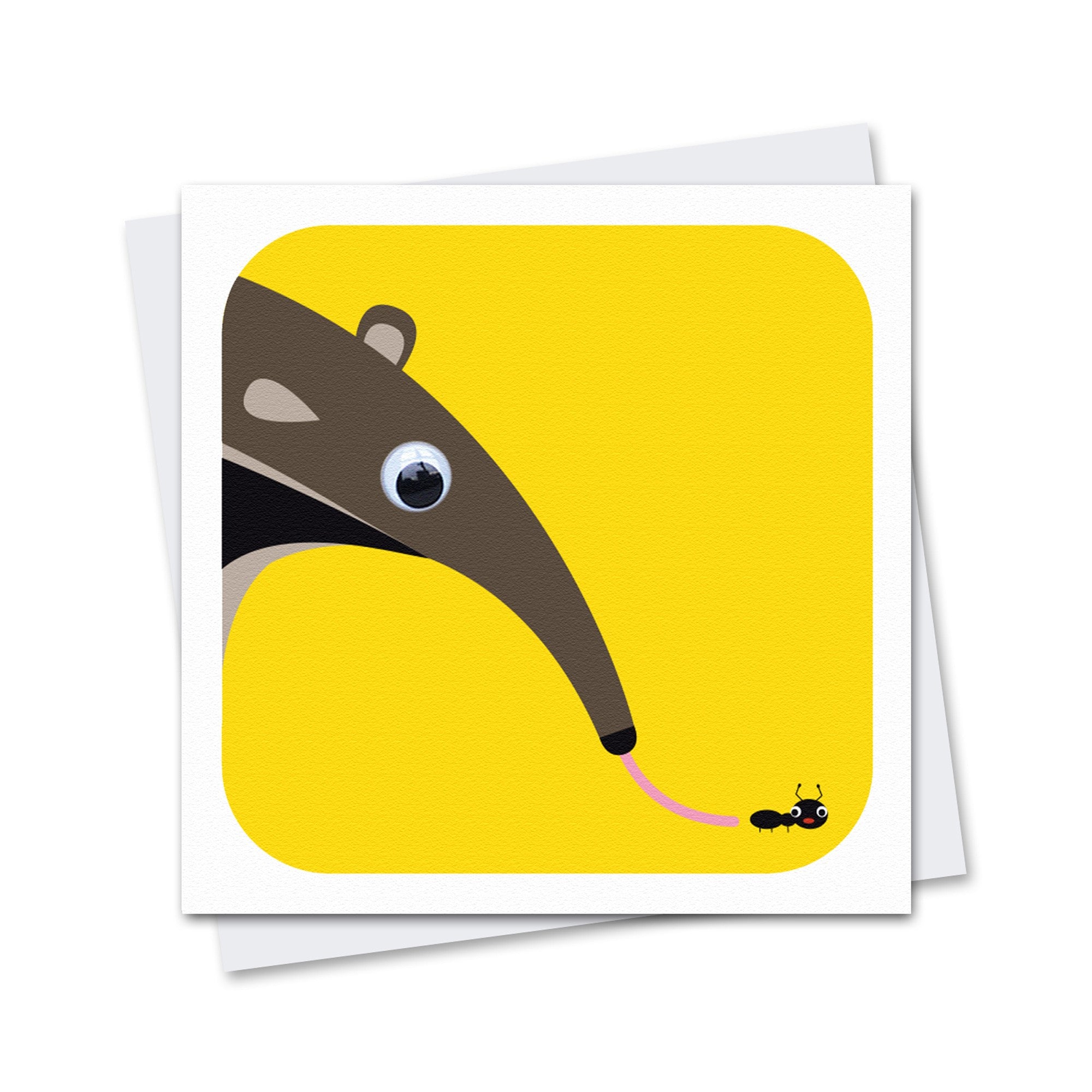 Googly Eyes Ant Eater Greetings Card