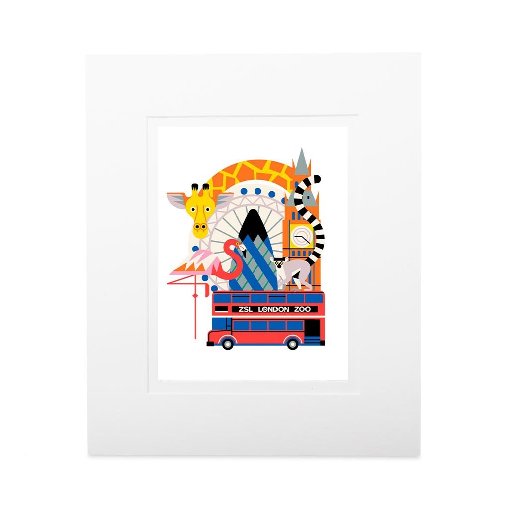 London Souvenir City Art Print