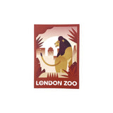 Lion London Zoo Postcard