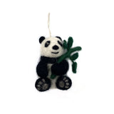 Biodegradable Felt Panda Decoration