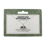 Elephant Necklace, Silver Plated