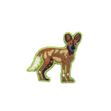 African Wild Dog Iron-On Patch