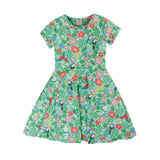 Tropical Birds Skater Dress