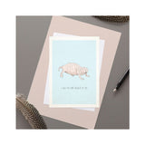 Naked Mole Rat Greetings Card