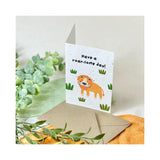 Lion Seed Paper Card