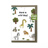 Animal Seed Paper Card