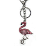 Flamingo Diamonte Keyring