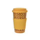 Cheetah Ceramic Travel Mug