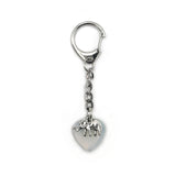 Elephant and Heart Keyring