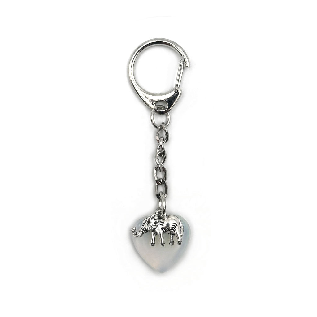 Elephant and Heart Keyring | ZSL Shop