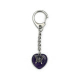 Butterfly and Heart Keyring