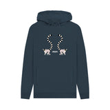 Adult's Navy Blue ZSL Lemur Hoodie