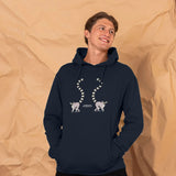 Adult's Navy Blue ZSL Lemur Hoodie