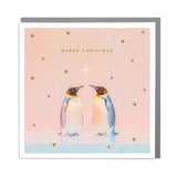 Two Penguins Christmas Card