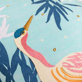 Crane Embroidered Cushion