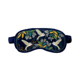 Bird & Foliage Embroidered Eye Mask