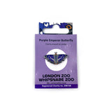 Purple Emperor Butterfly Pin Badge
