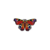 Peacock Butterfly Pin Badge