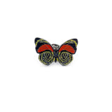 Agrias Amydon Butterfly Pin Badge