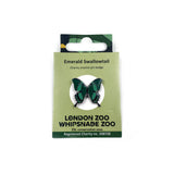 Emerald Swallowtail Butterfly Pin Badge