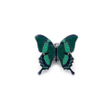 Emerald Swallowtail Butterfly Pin Badge
