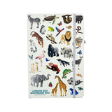 Animal Print White Notebook