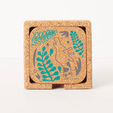 ZSL x Liga Giraffes Cork Coasters