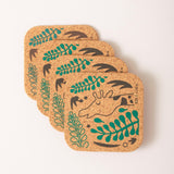 ZSL x Liga Giraffes Cork Coasters