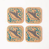 ZSL x Liga Penguins Cork Coasters