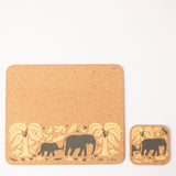 ZSL x Liga Elephants Cork Placemats